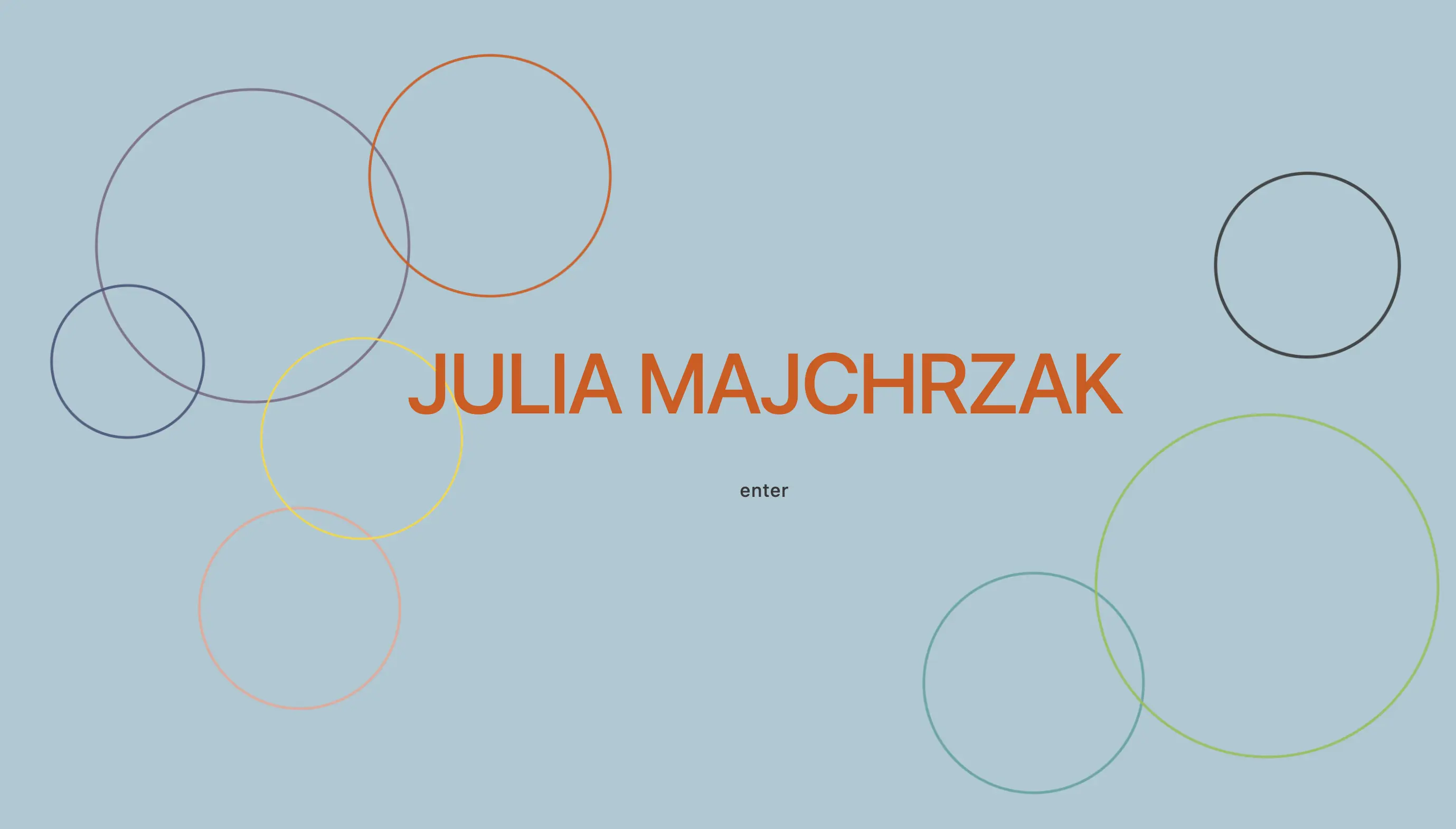 Julia Majchrzak site screenshot