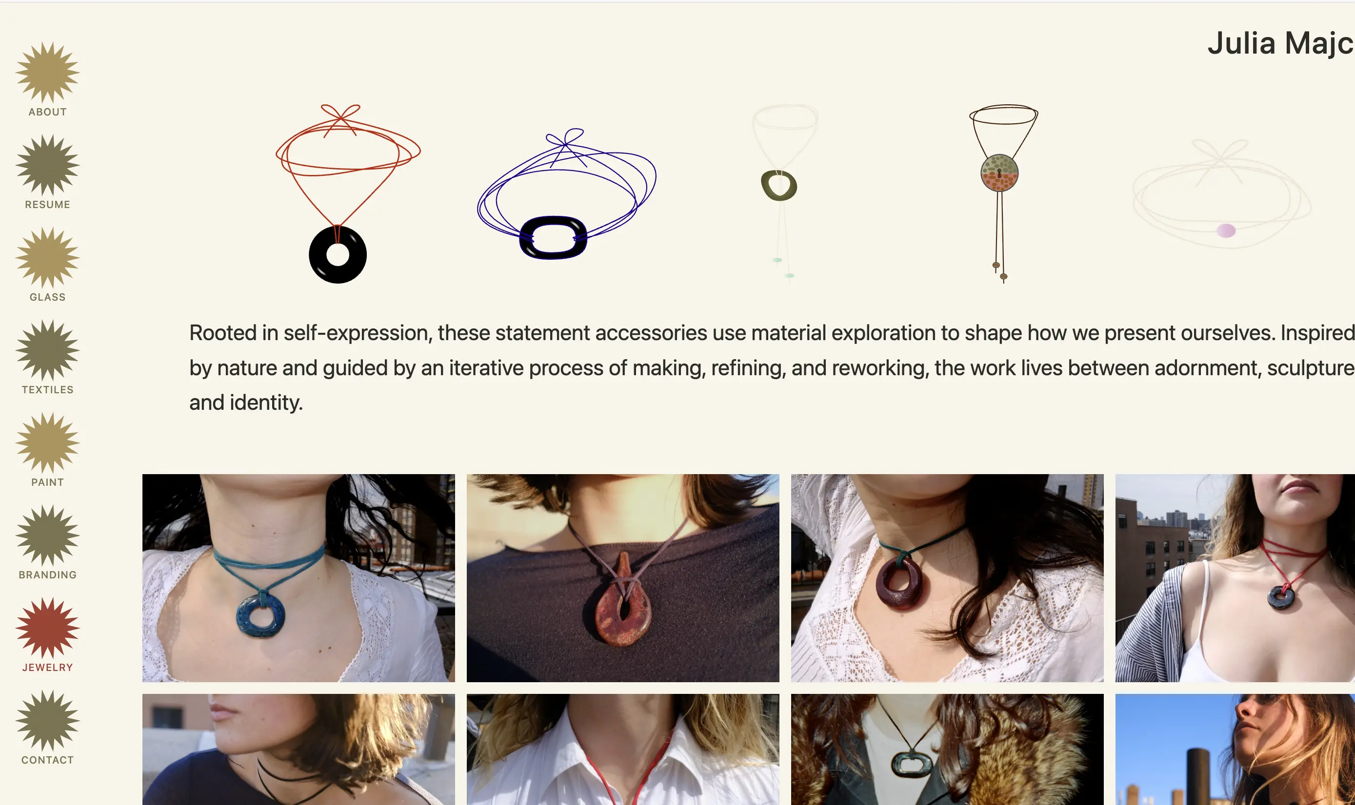 Julia Majchrzak site screenshot