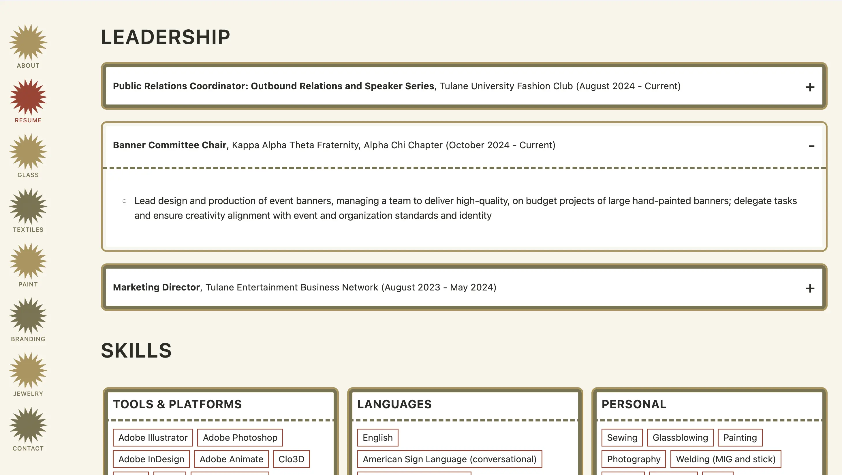 Julia Majchrzak site screenshot