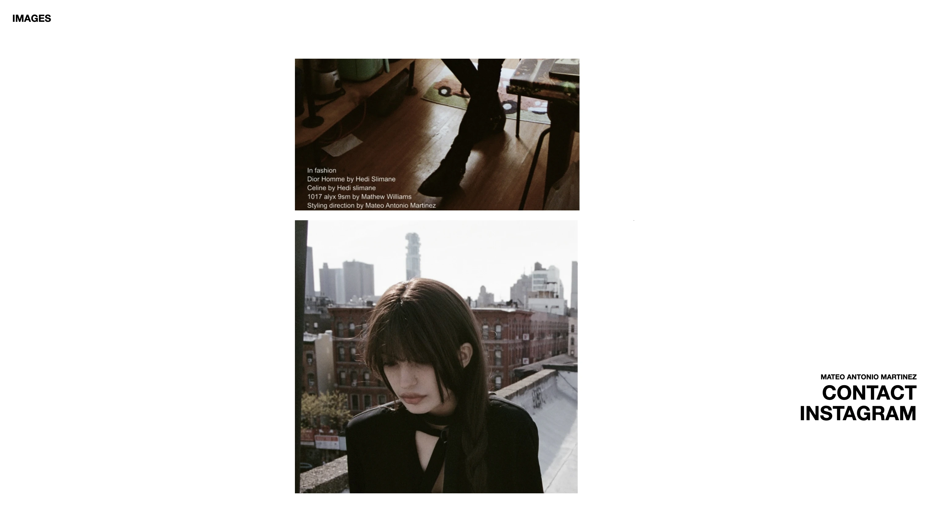 amandine site screenshot