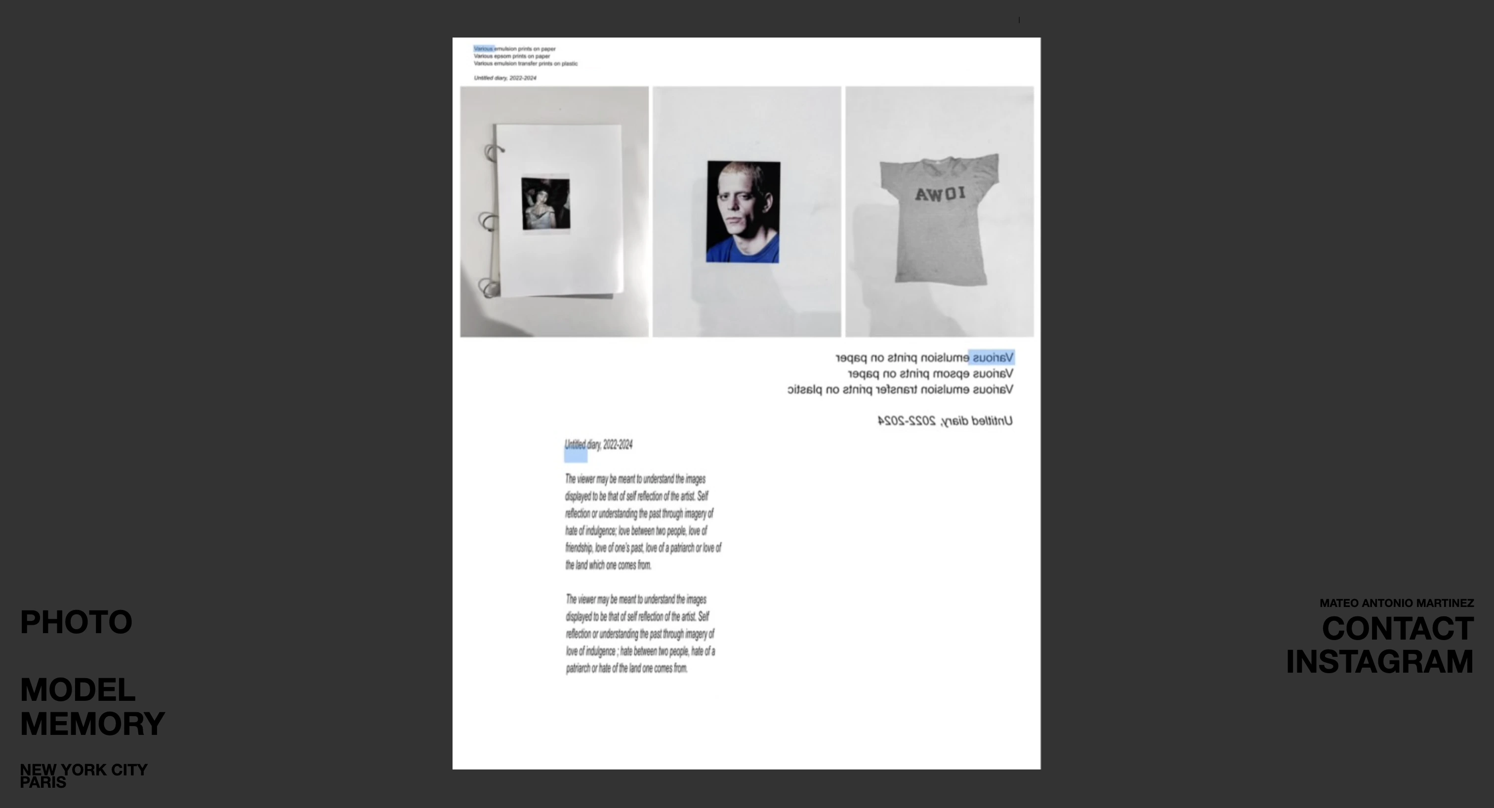 amandine site screenshot