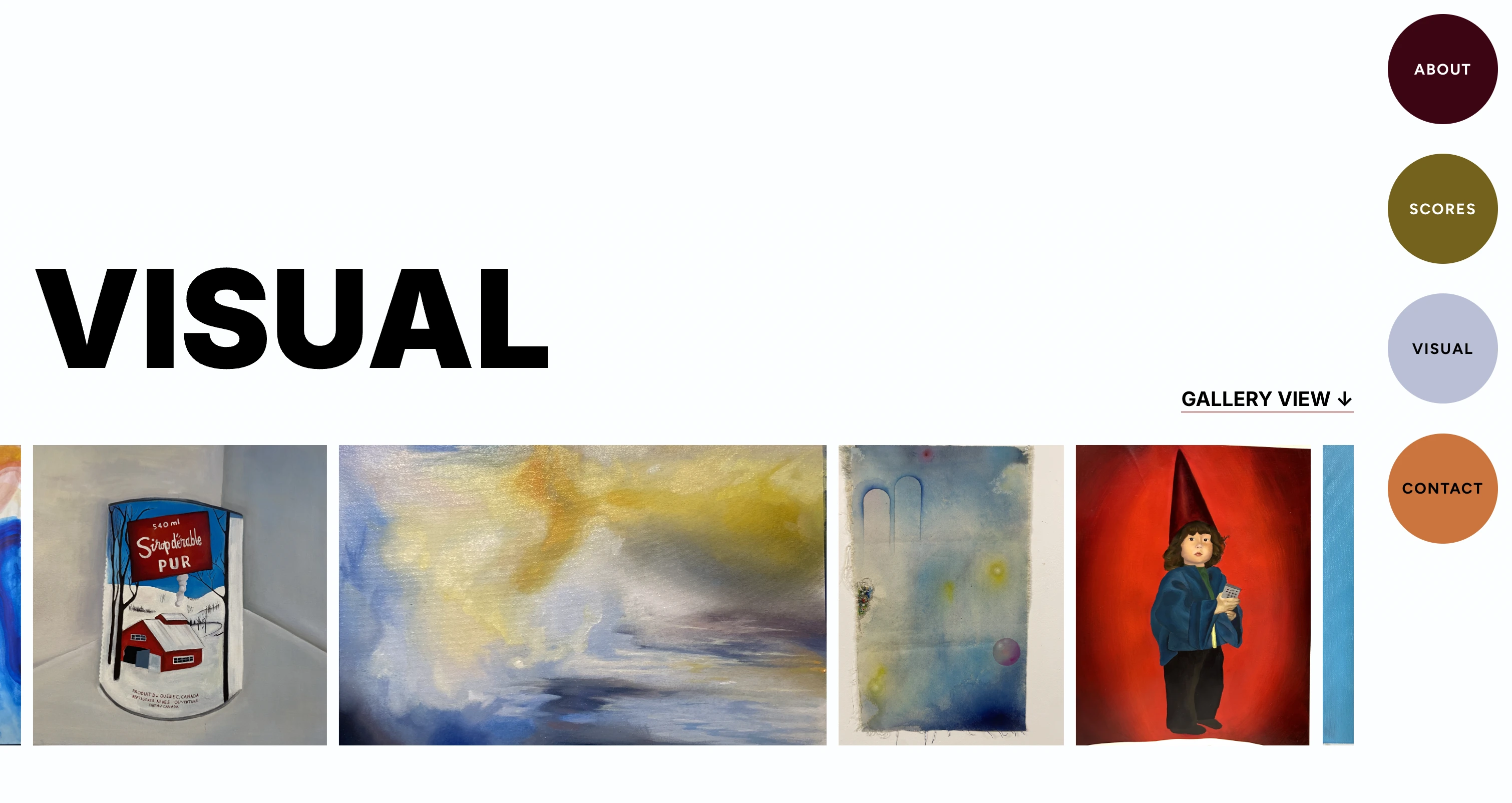 amandine site screenshot